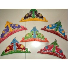 Lot of 20 Christmas Gifts Key Hanger Stand Wood Hand Embossed Painted Wall decor   223074141751